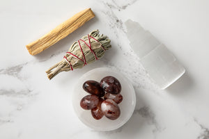 Golden Healer ~ Red Limonite Grounding Home Energising Kit